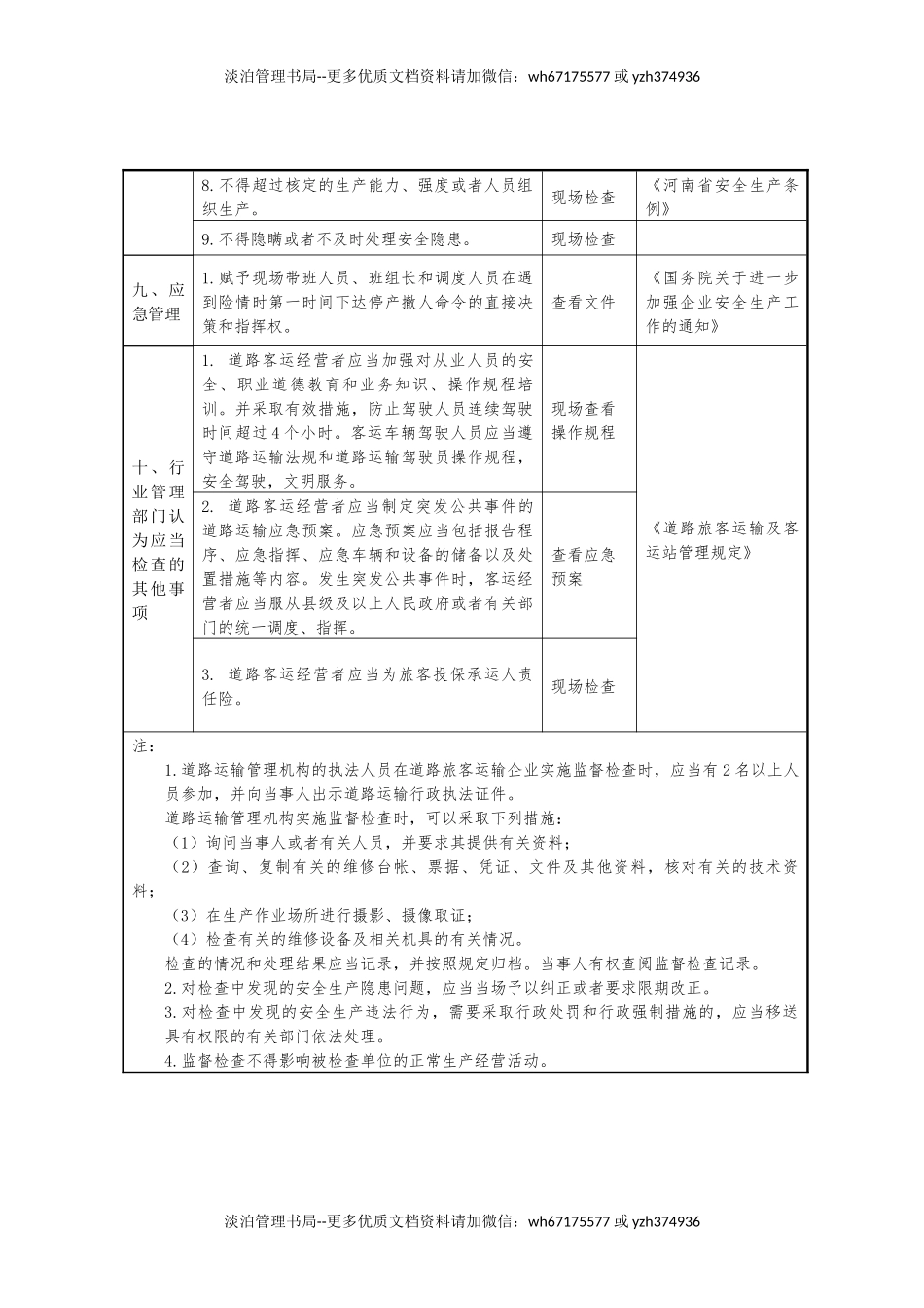 道路旅客运输企业安全生产检查表.docx_第3页