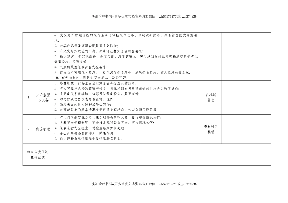 防火防爆及消防安全检查表.doc_第2页