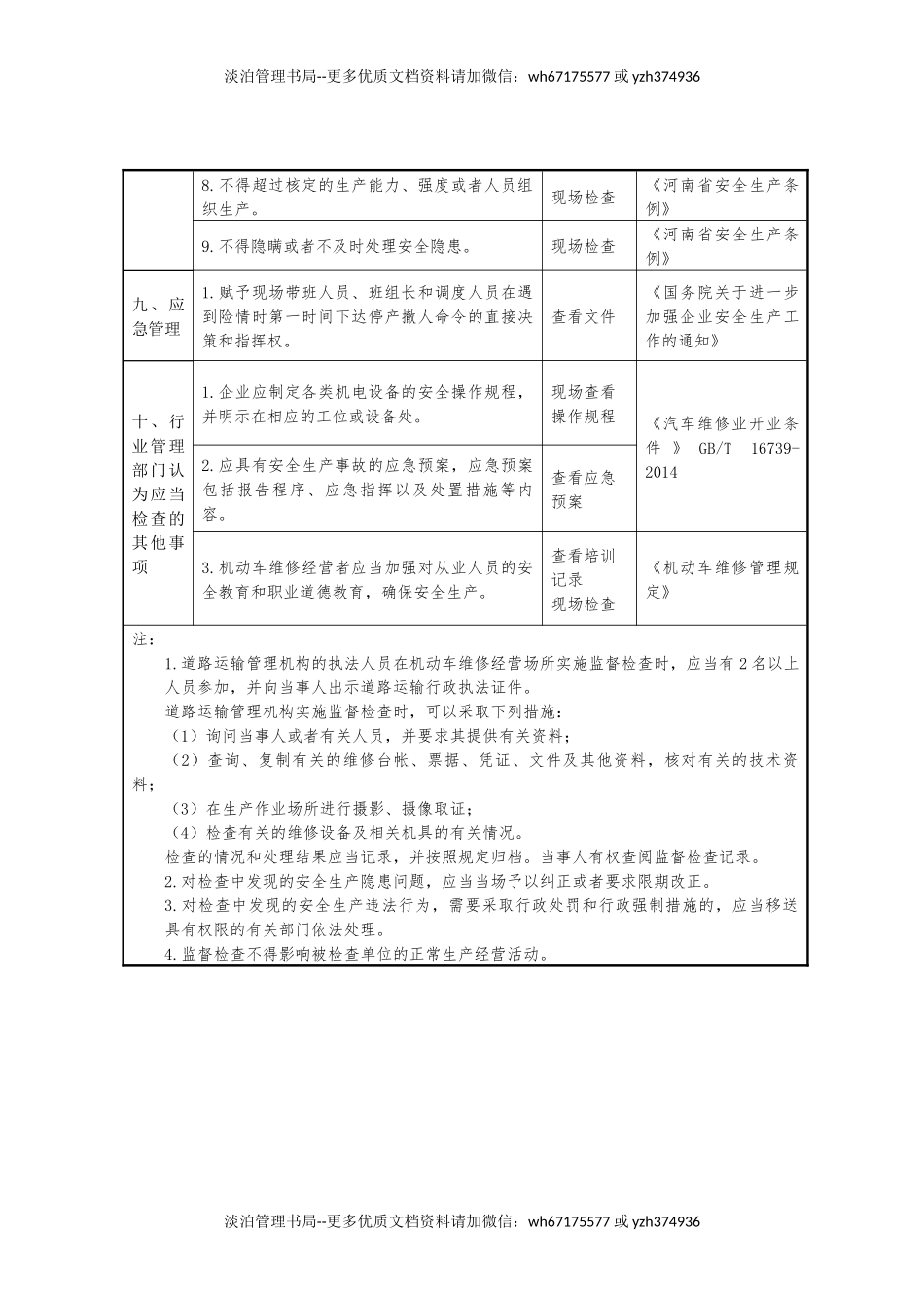 机动车维修企业安全生产检查表.docx_第3页
