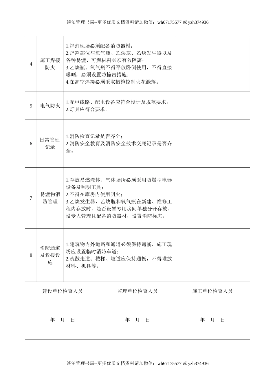 建筑工地消防安全专项检查表.doc_第3页