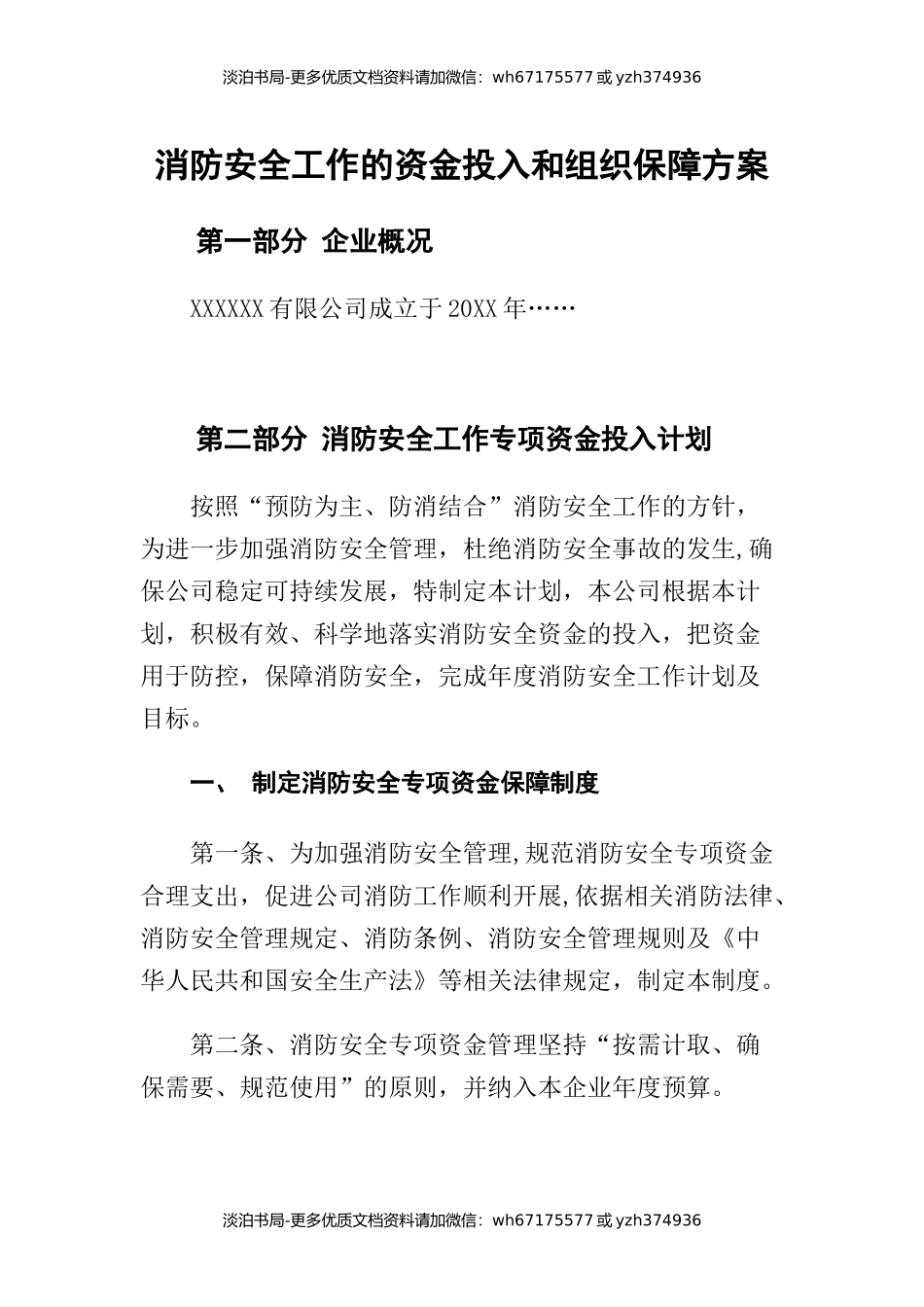消防安全工作的资金投入和组织保障方案.docx_第3页