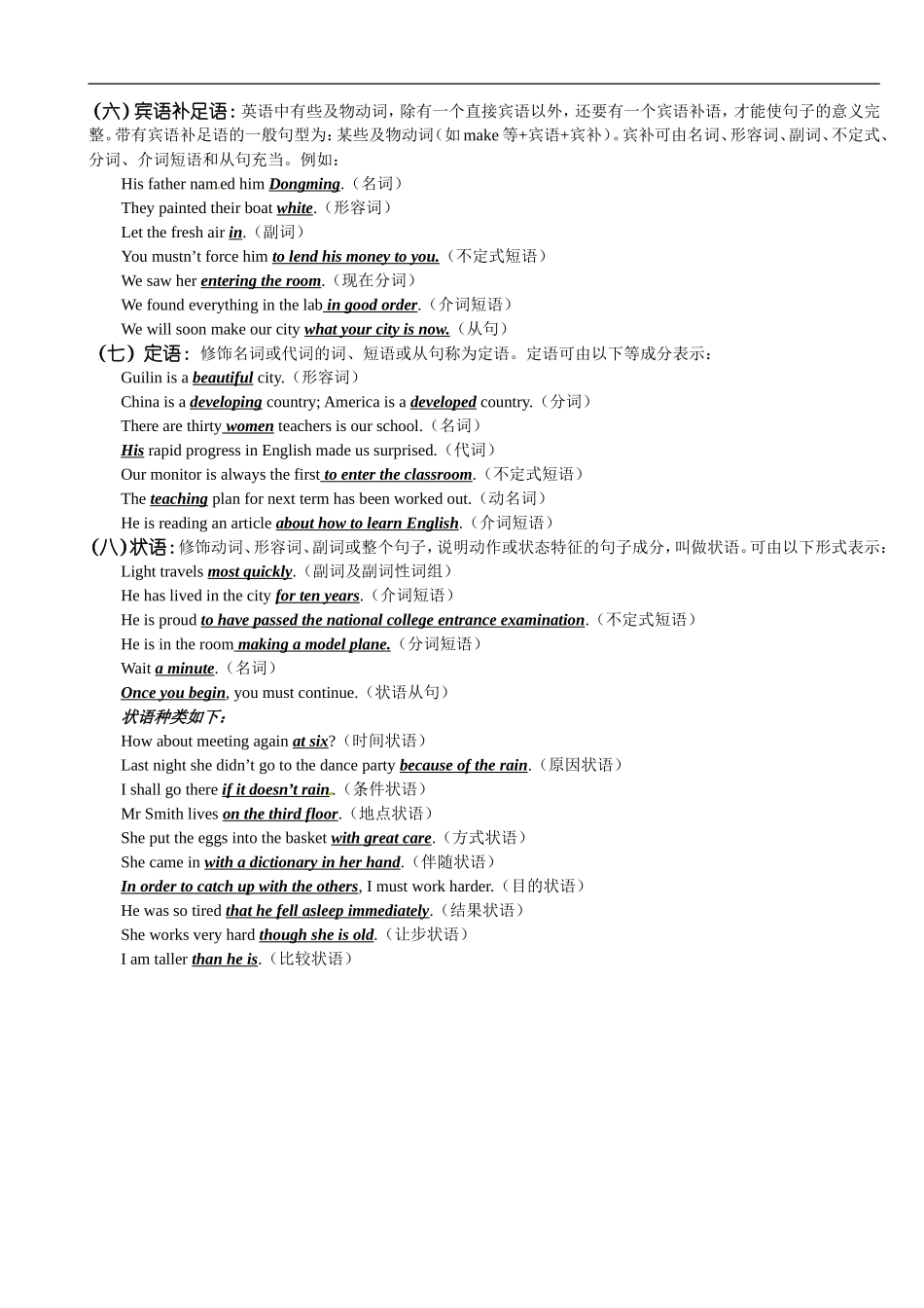 【20】高三英语《高考英语语法：简单句并列句和复合句》练习.doc_第2页