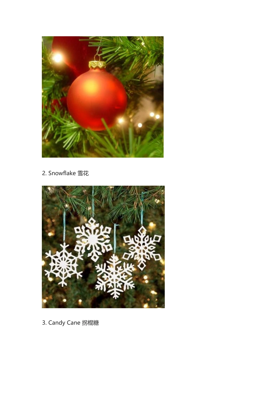 20种圣诞树上的小挂件的英文.docx_第2页