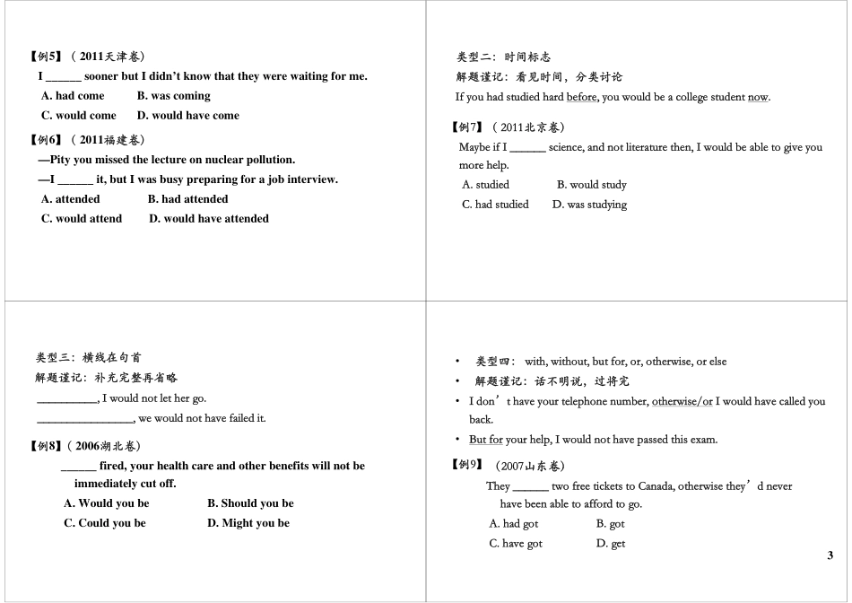 第65讲：斐式大招冲刺语法难点1：虚拟语气.pdf_第3页