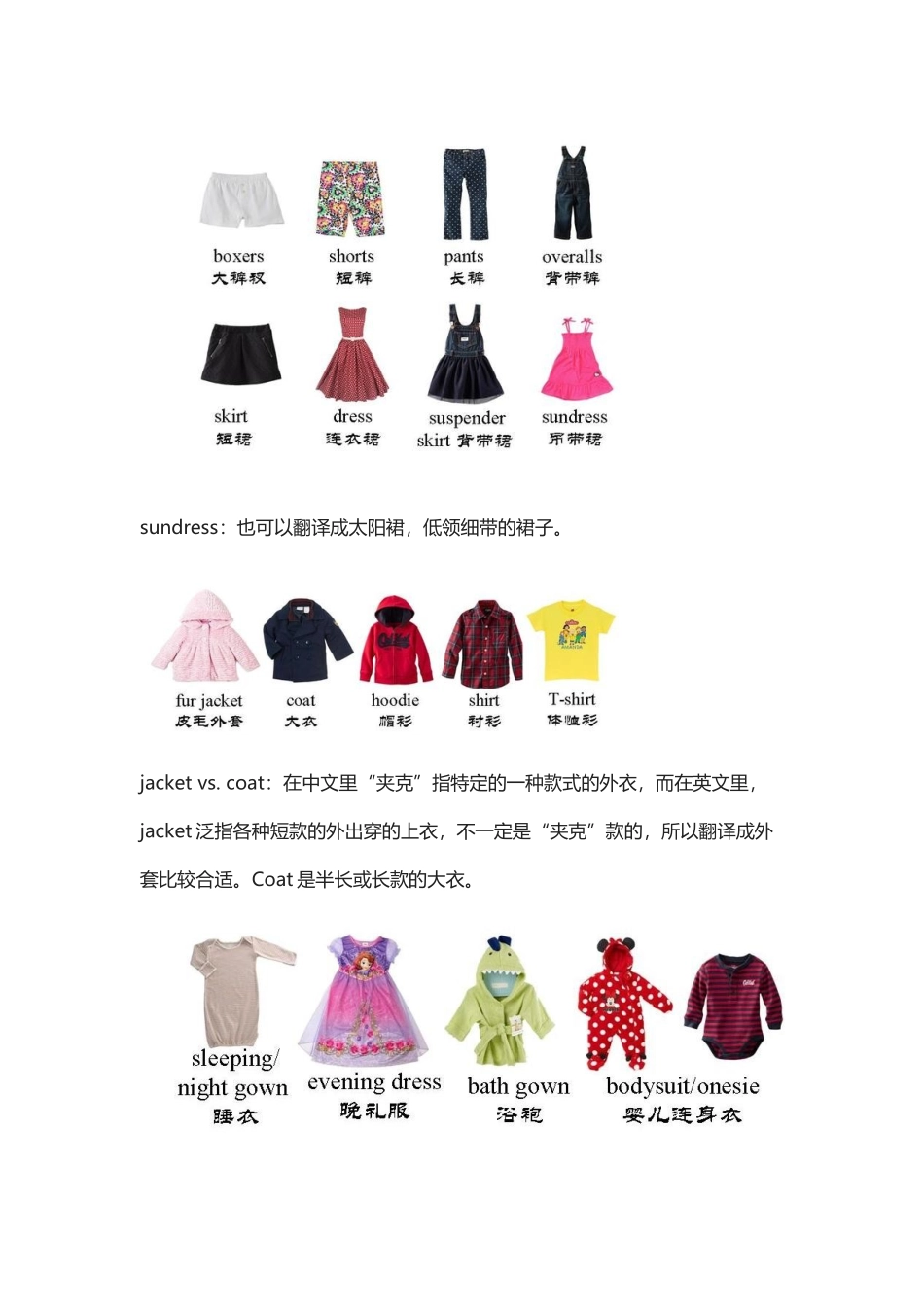 秋衣秋裤英文怎么说 宝宝服装英文词汇盘点.docx_第3页