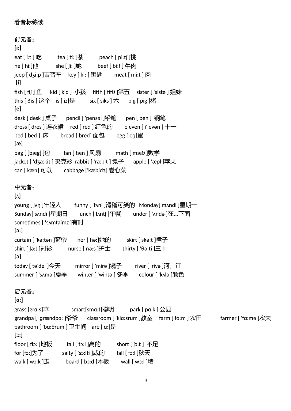 小升初英语专项练习与讲解（47页）.doc_第3页