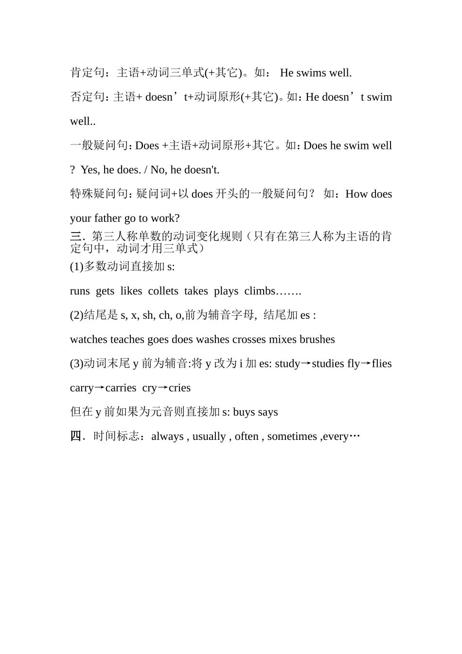 小学英语一般现在时.doc_第2页