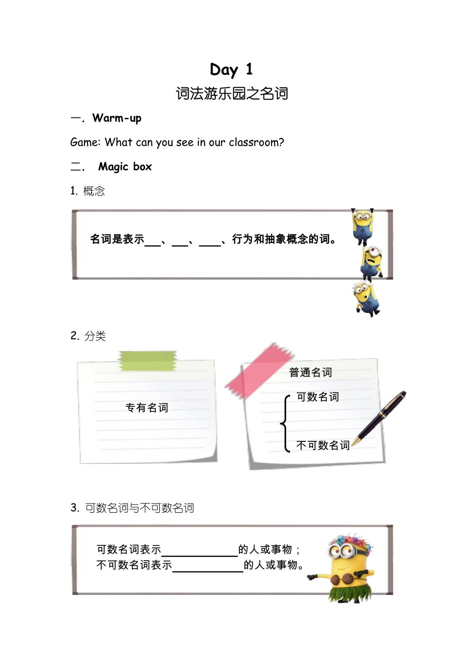 小学语法启蒙班学生版讲义2.0.pdf_第3页