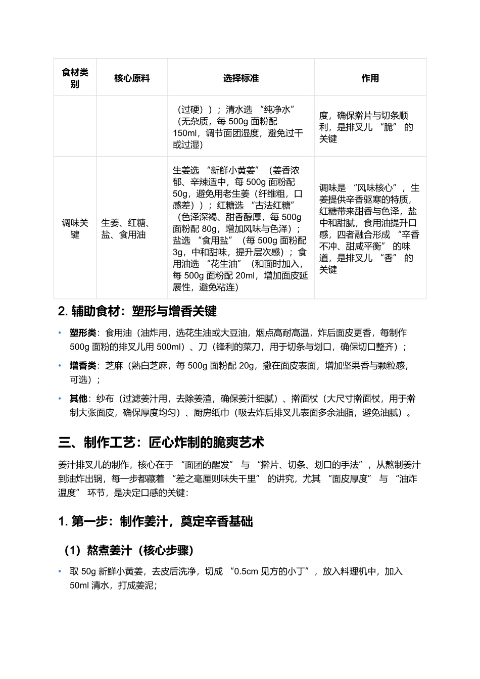 姜汁排叉儿：老北京胡同里的脆爽姜香.docx_第2页