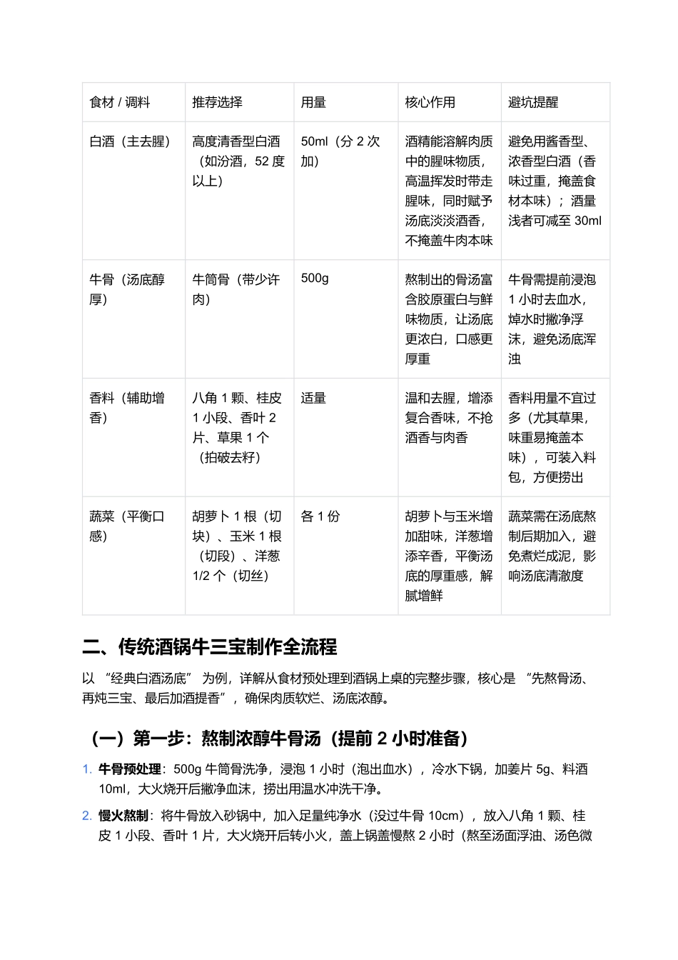 酒锅牛三宝：秋冬暖身的醇厚酒香肉食.docx_第2页