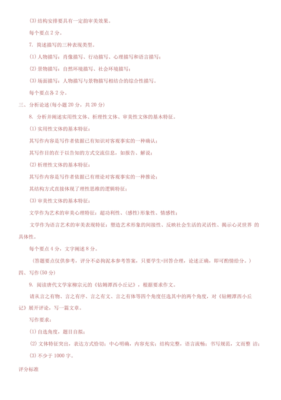 2019专科基础写作期末试题及答案.pdf_第3页