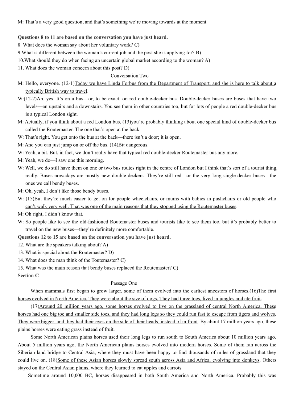 2024年12月英语四级押题密卷（NO.3）解析.pdf_第3页