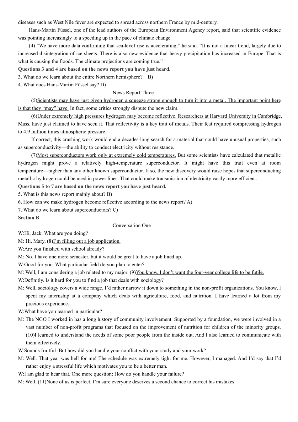 2024年12月英语四级押题密卷(NO.4)解析.pdf_第2页