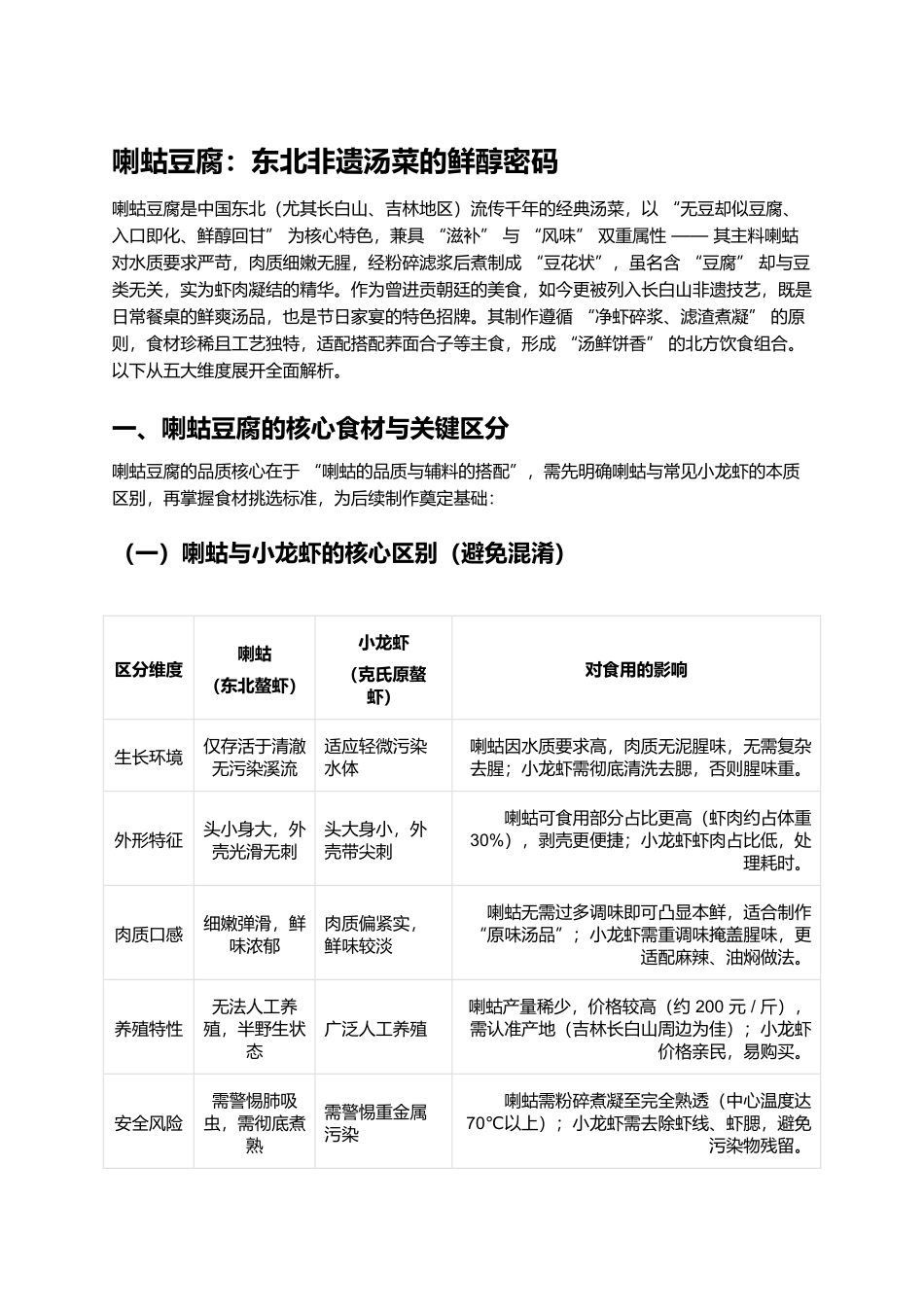 喇蛄豆腐：东北非遗汤菜的鲜醇密码.docx_第1页