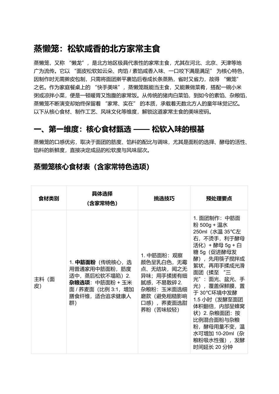 蒸懒笼:松软咸香的北方家常主食.docx_第1页