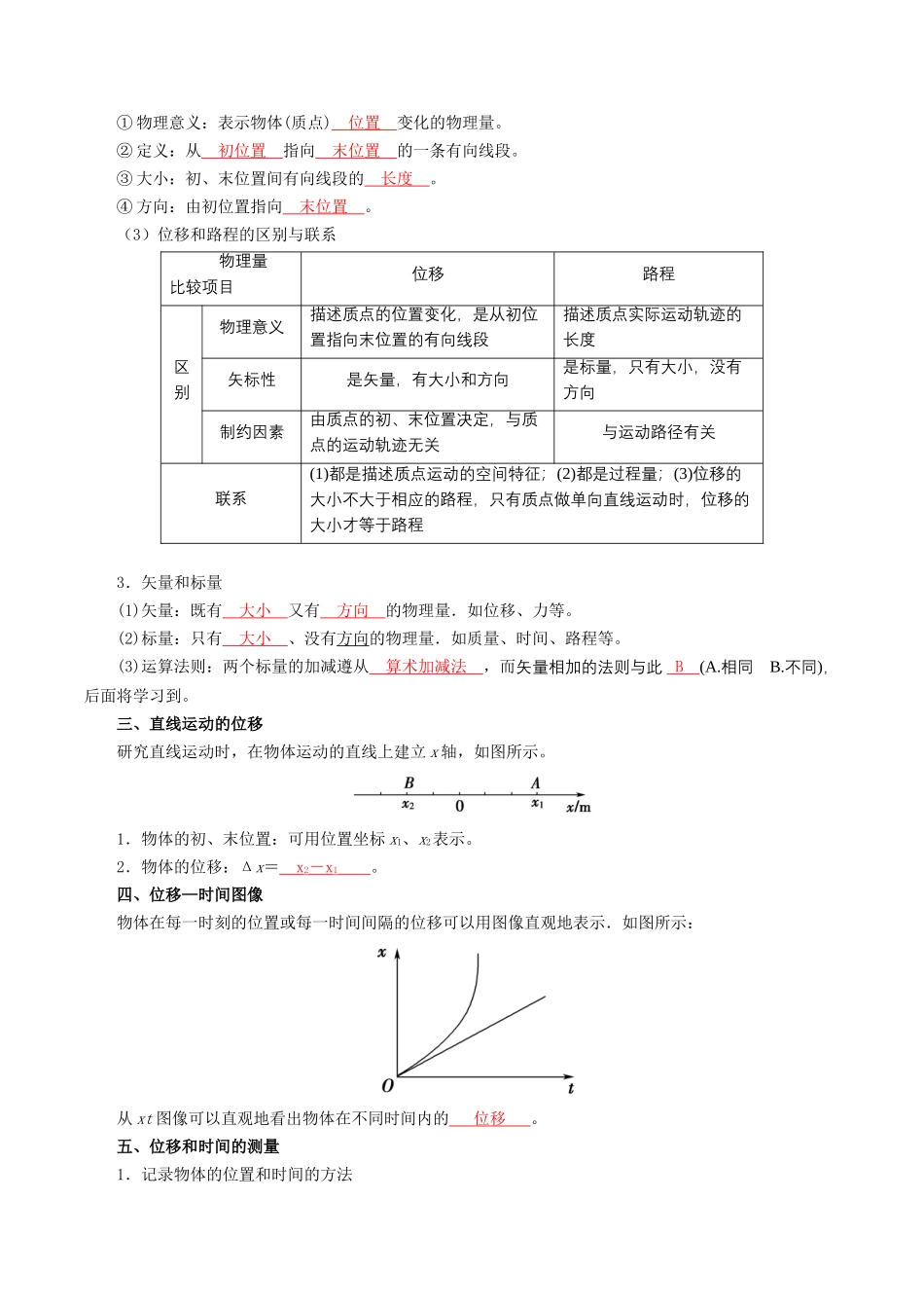 【01-初高衔接】衔接点02时间位移（教师版）-2025年初升高物理暑假衔接讲练(通用版).docx_第3页