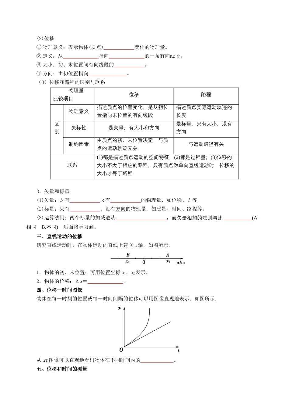 【01-初高衔接】衔接点02时间位移(学生版)-2025年初升高物理暑假衔接讲练(通用版).docx_第3页