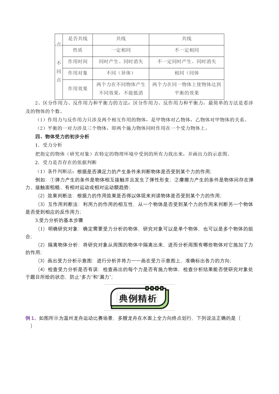 【01-初高衔接】衔接点11牛顿第三定律（教师版）-2025年初升高物理暑假衔接讲练(通用版).docx_第3页