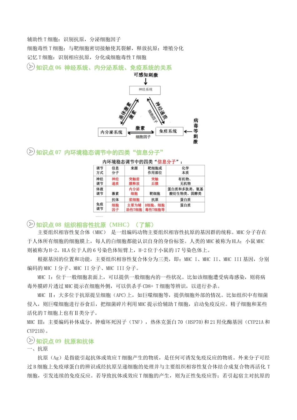 【02-暑假预习】第12讲特异性免疫（学生版）-2025年新高二生物暑假衔接讲练(人教版).docx_第3页