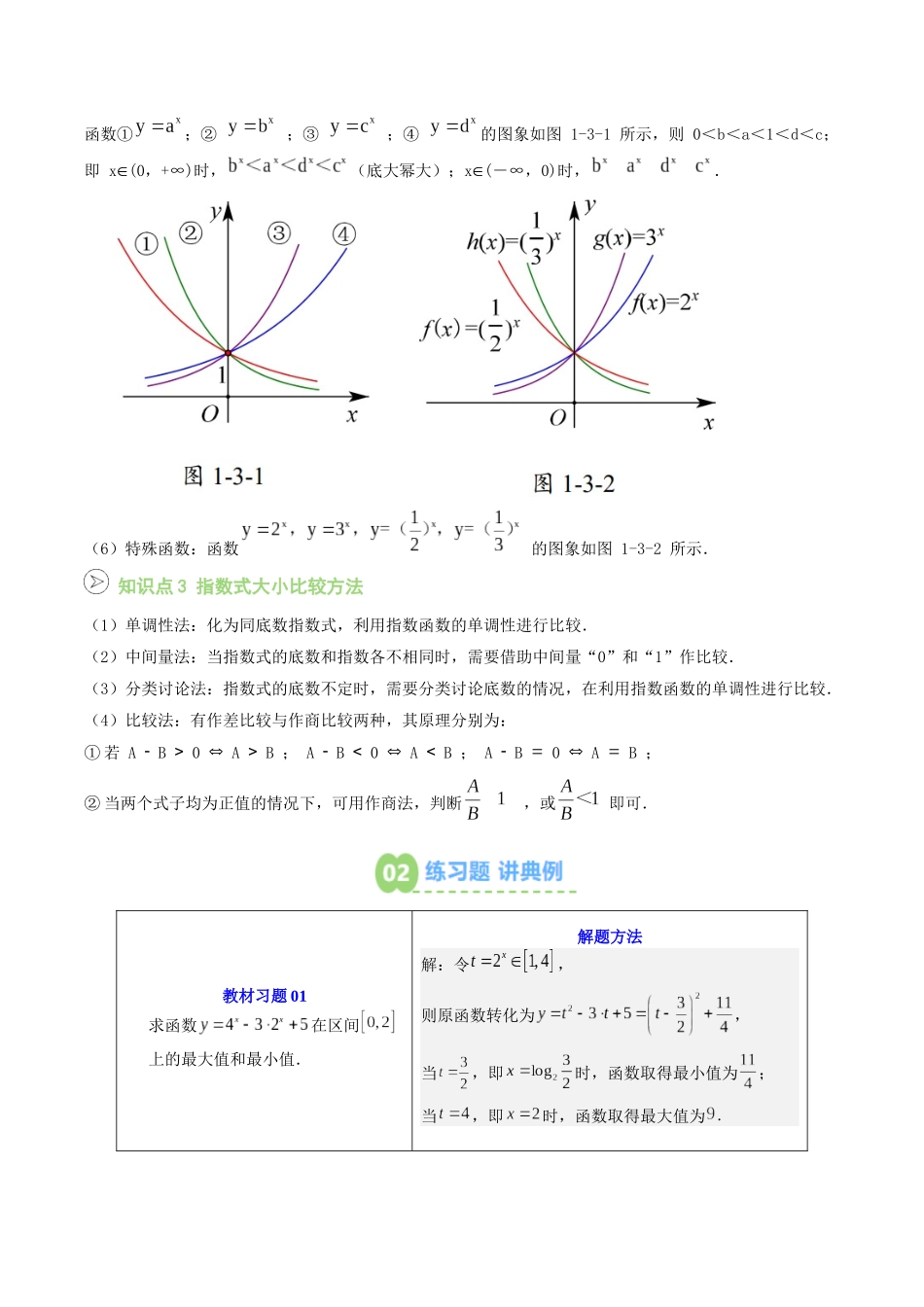 【02-暑假预习】第17讲指数函数及其性质（教师版）-2025年新高一数学暑假衔接讲练(人教A版).docx_第2页