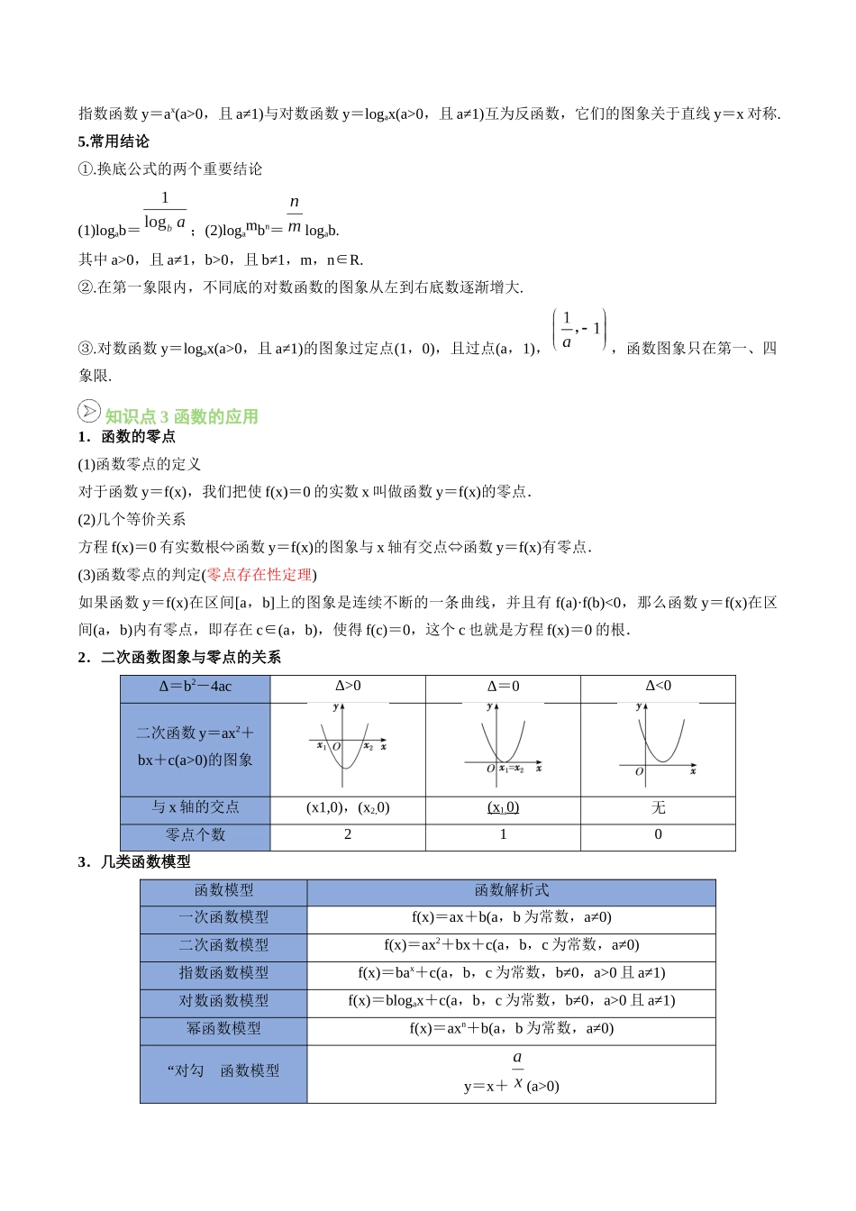 【02-暑假预习】第21讲指数函数与对数函数-章末复习(学生版)-2025年新高一数学暑假衔接讲练(人教A版).docx_第3页