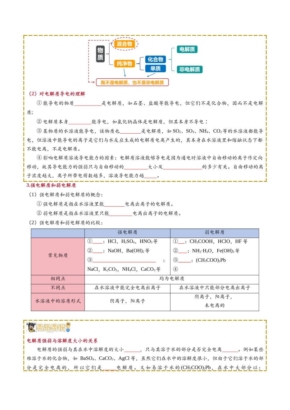 【02-新课预习】第02讲离子反应（学生版）-2025年新高一化学暑假衔接讲练(人教版).docx_第3页