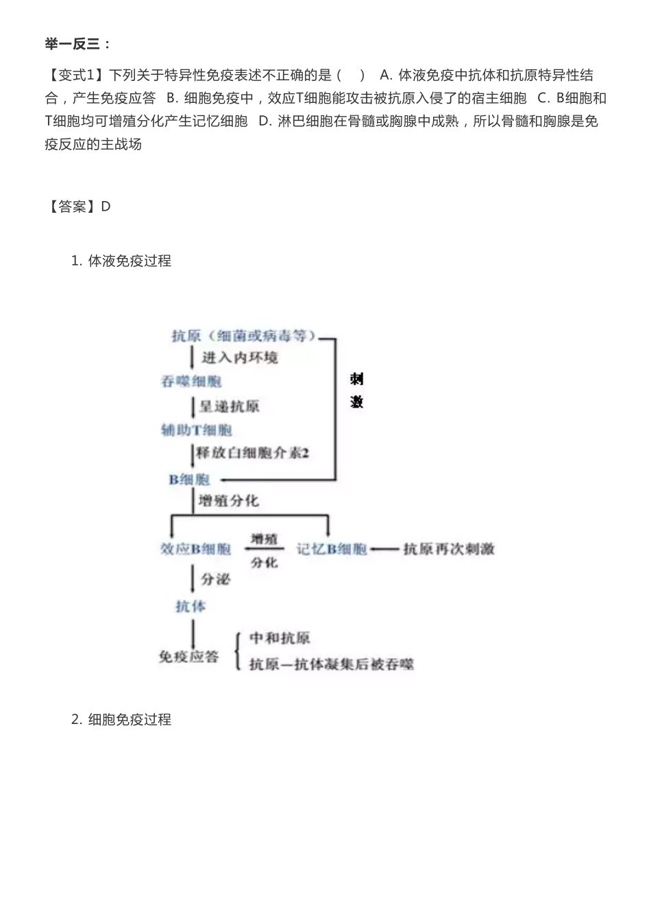 【高中生物】体液免疫和细胞免疫专题详解.pdf_第3页