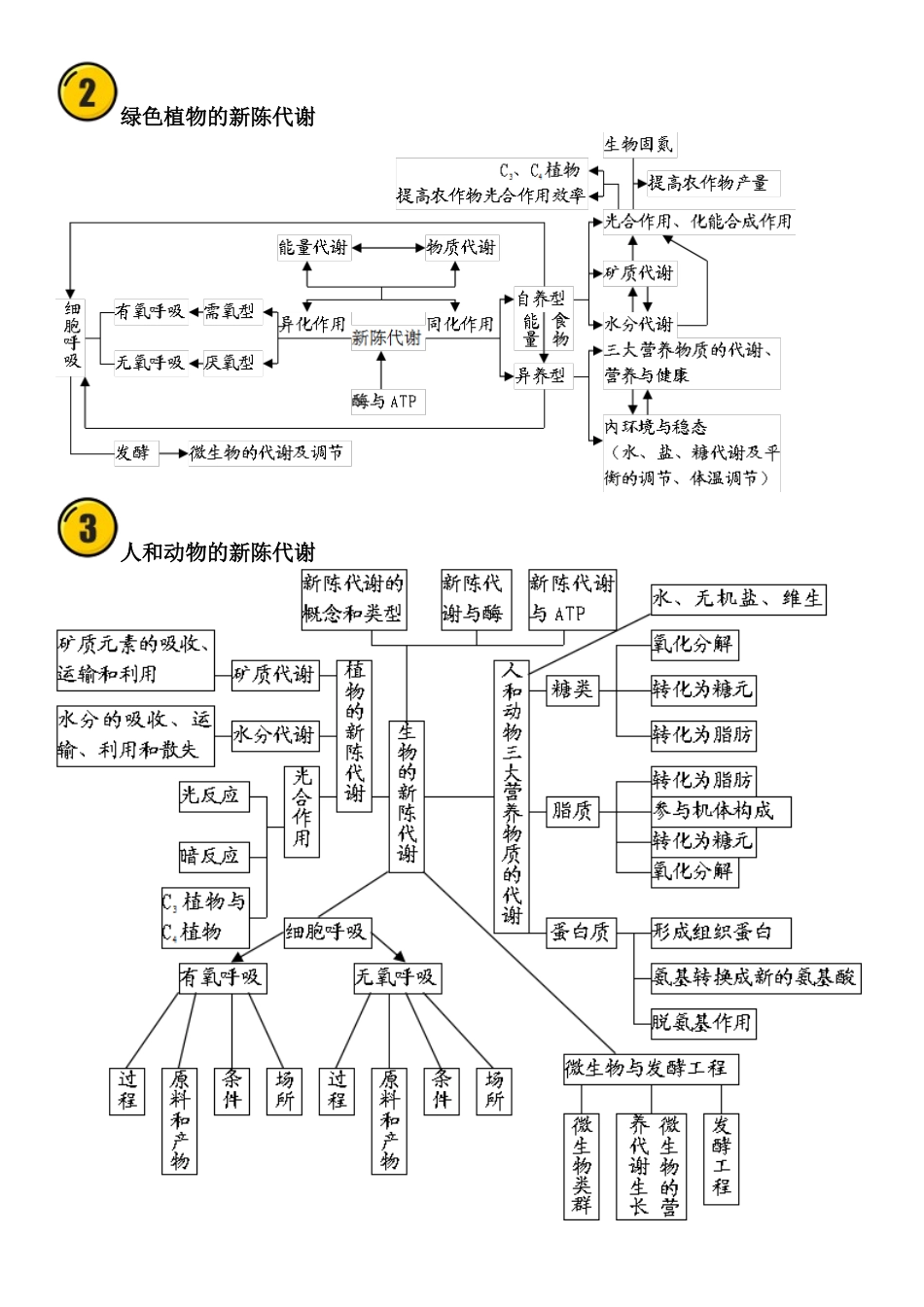 【高中生物】知识结构图全汇总！.docx_第2页