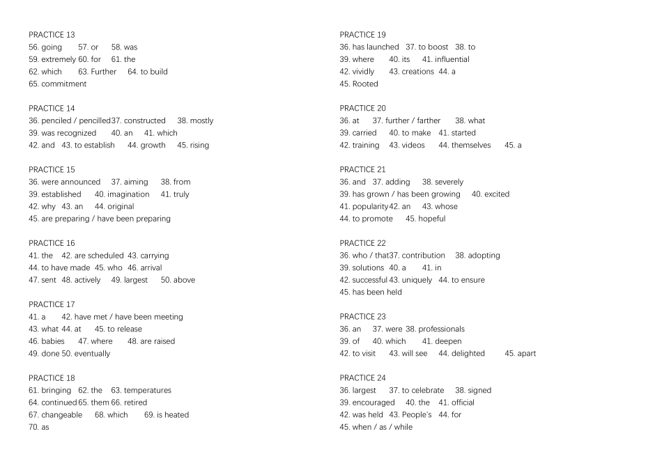 01_第一阶段_语法填空1-33答案.pdf_第2页