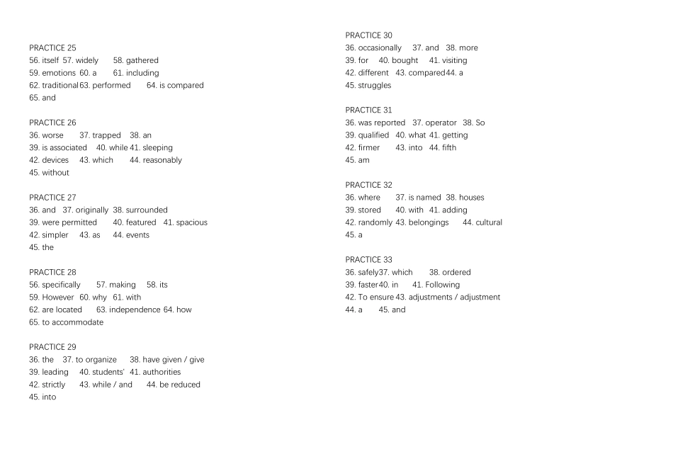 01_第一阶段_语法填空1-33答案.pdf_第3页