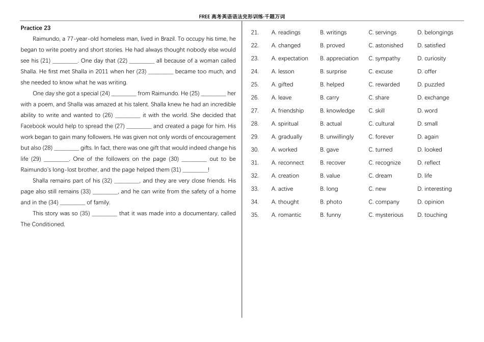 03_第三阶段_完形填空21-33.pdf_第3页