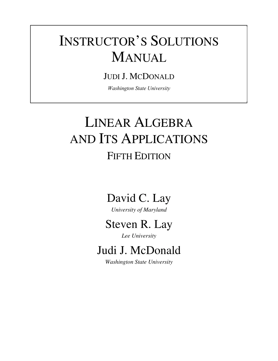 218828044886340华章数学64线性代数及其应用答案Linear Algebra and Its Applications-solution.pdf_第1页