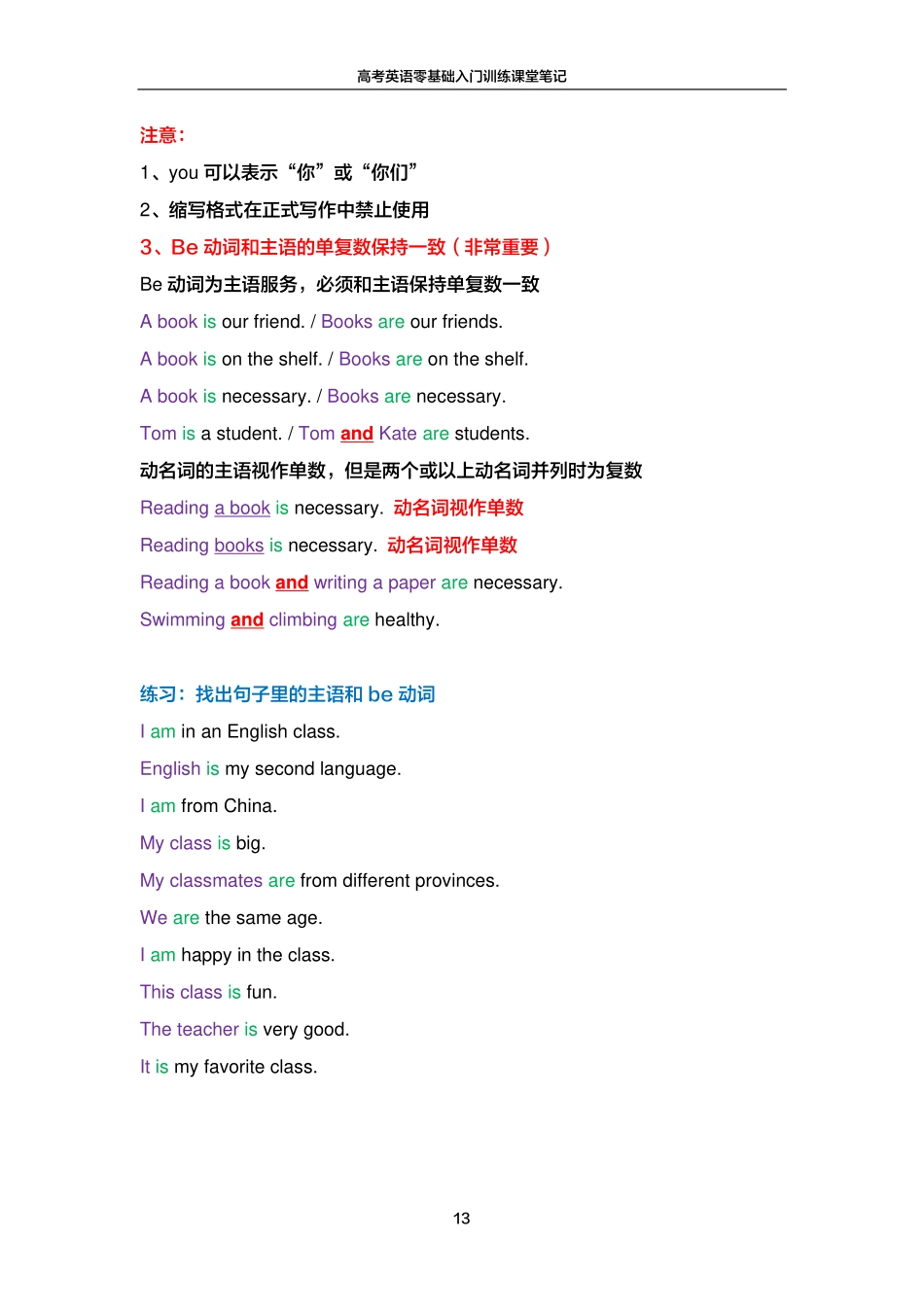 FREE高考英语零基础入门训练笔记3.pdf_第2页