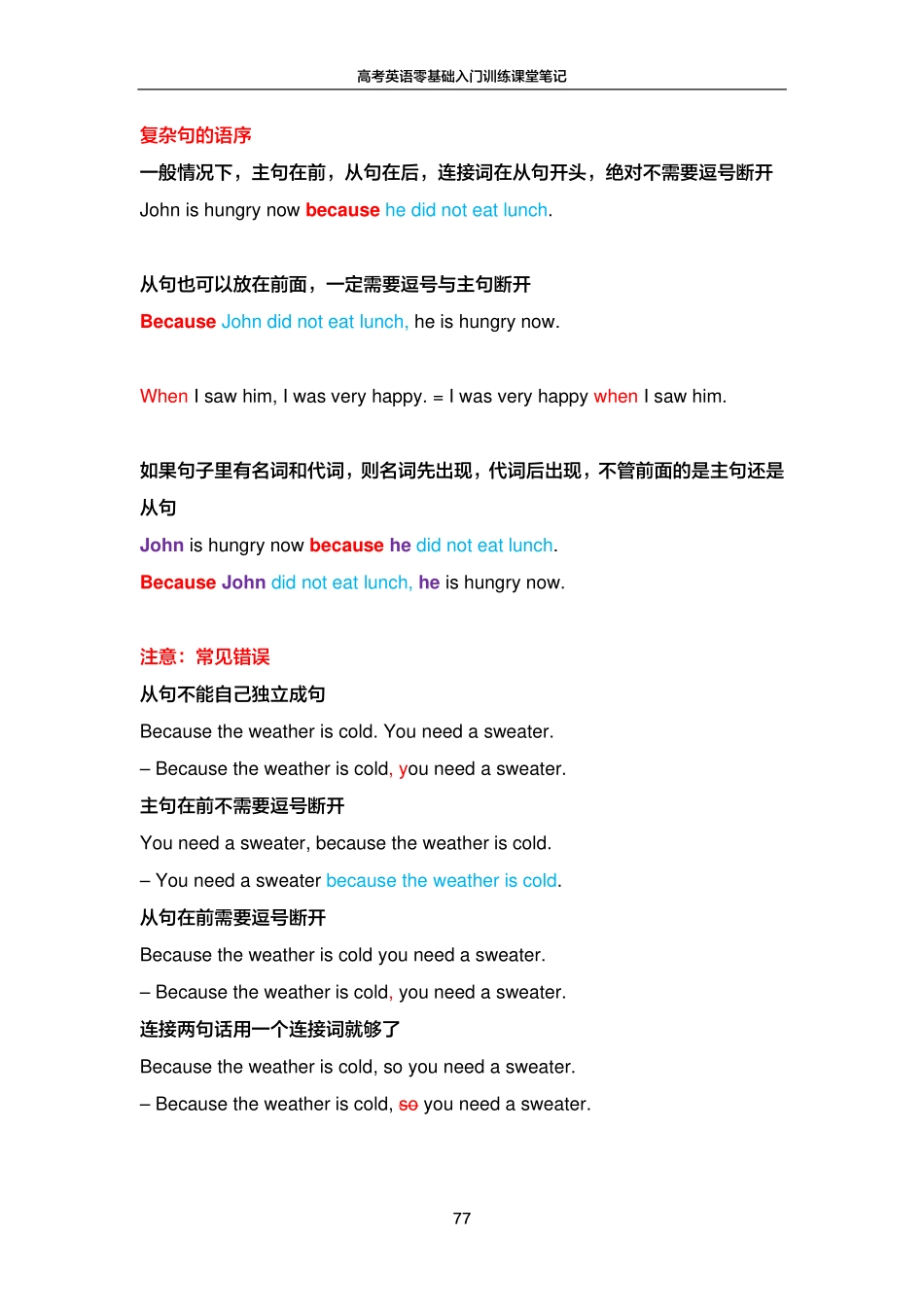 FREE高考英语零基础入门训练笔记11.pdf_第2页