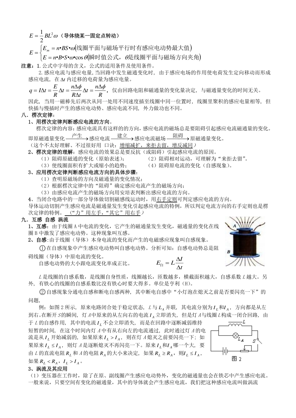 高中物理选修3-2知识清单.pdf_第3页