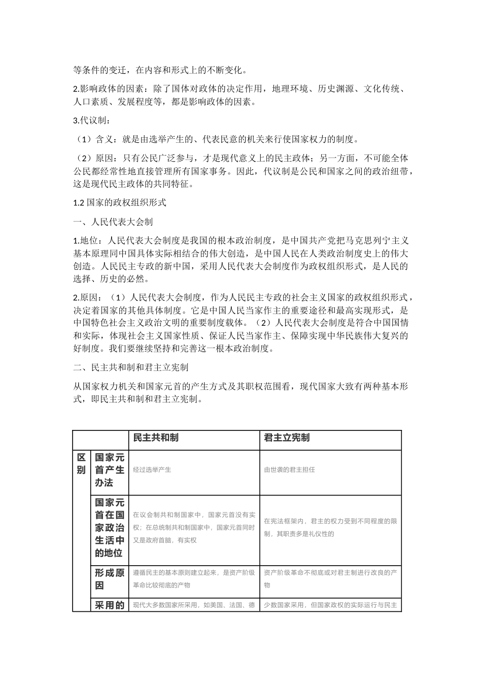 新教材高中政治选择性必修1《当代国际政治与经济》知识提纲(17页).docx_第2页