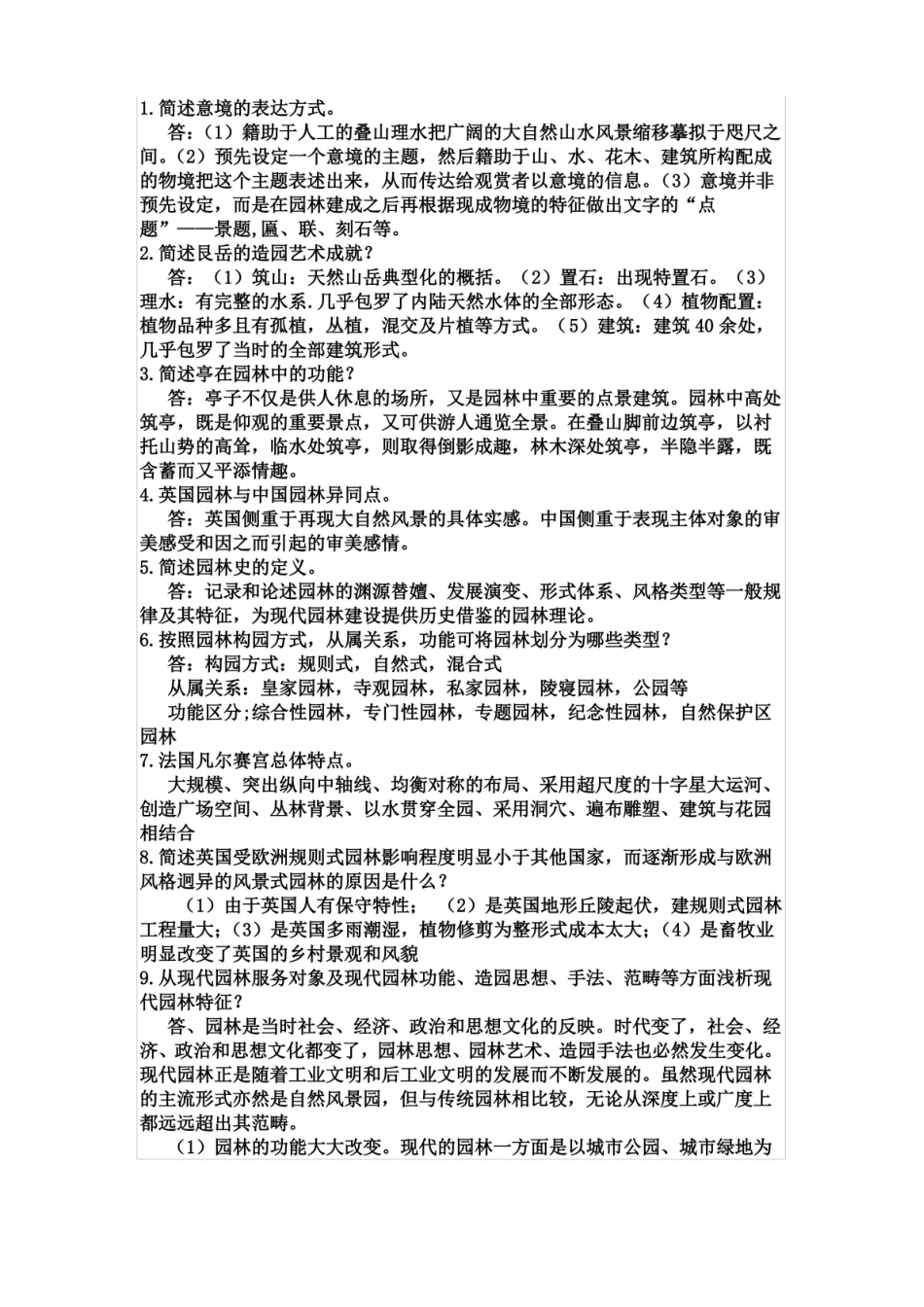 园林史试题(简答及论述).pdf_第1页