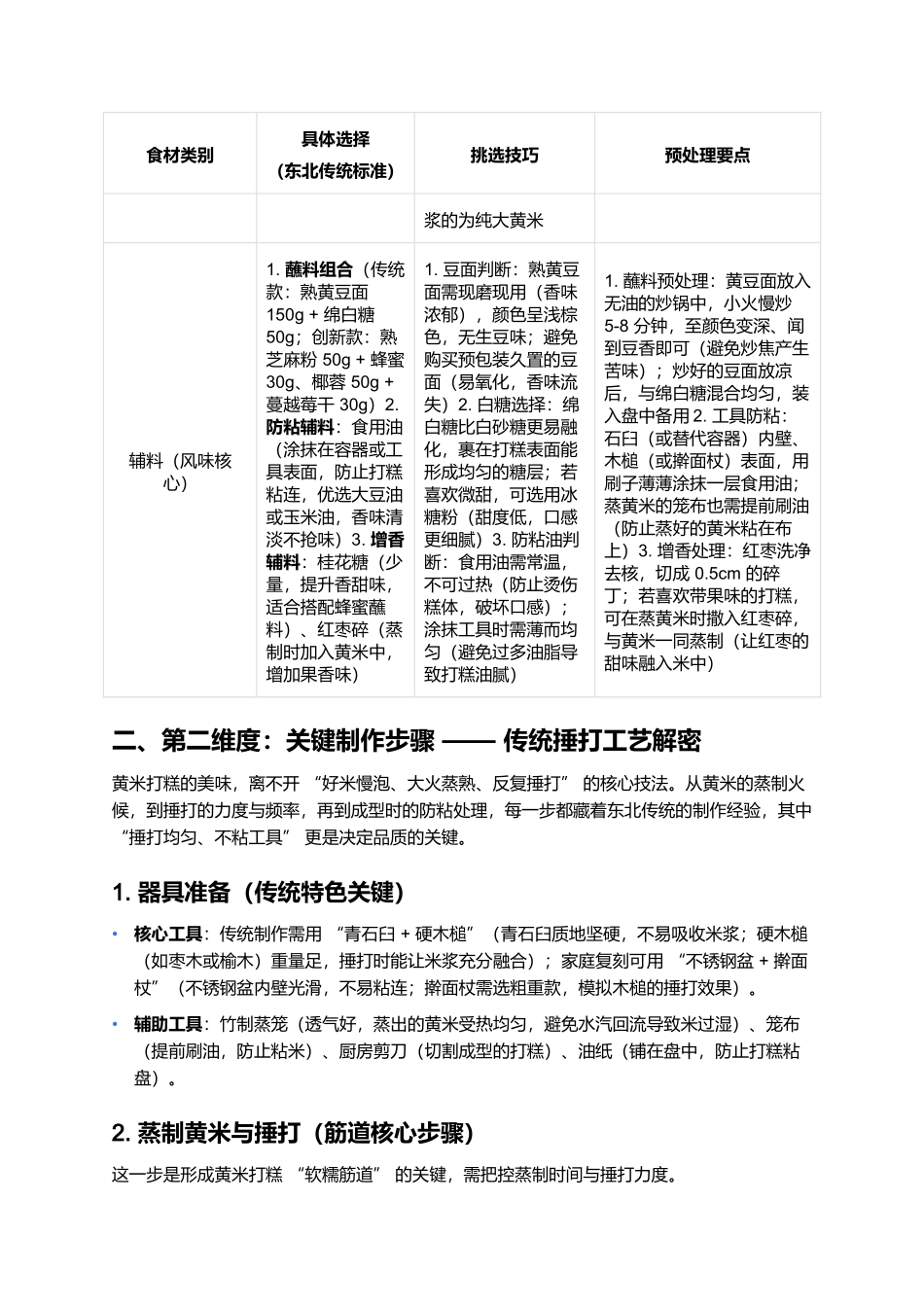 黄米打糕：石臼间的软糯筋道与东北节庆滋味.docx_第2页