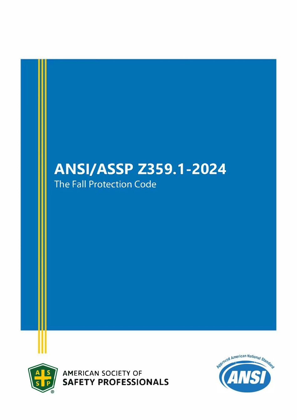 ANSI ASSP Z359.1-2024 防坠落规范 (英文版).pdf_第1页