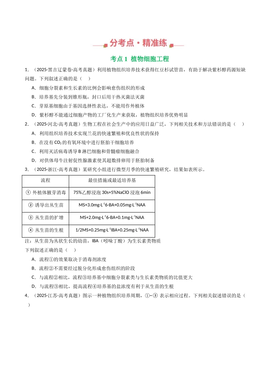 专题22 细胞工程与胚胎工程（学生版）.docx_第3页
