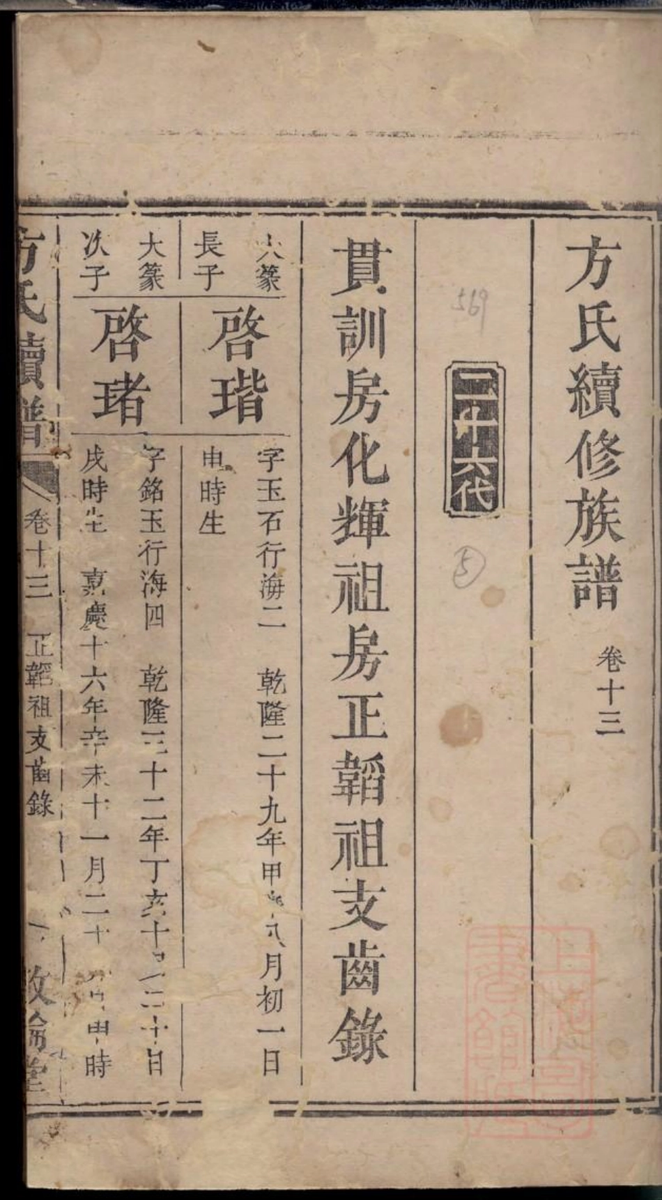 0496方氏续修族谱_011.pdf_第2页