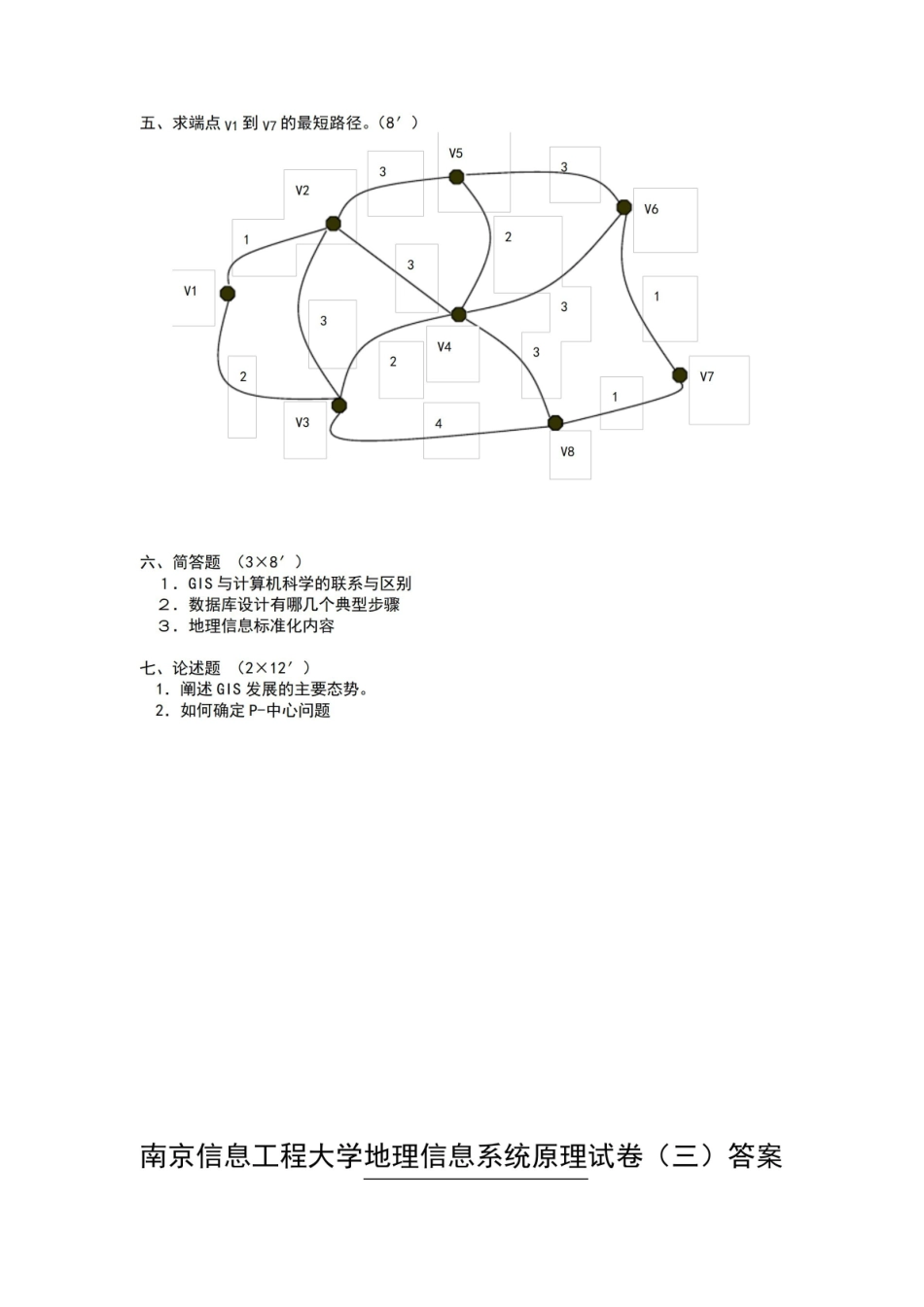 地理信息系统原理试卷及答案.pdf_第2页