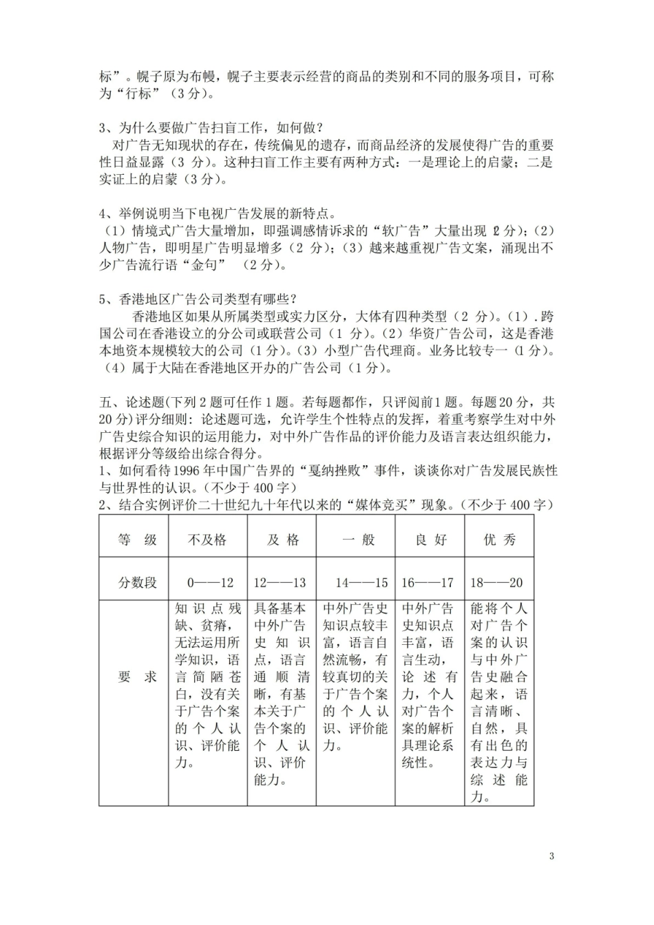 广告史试题答案E(开卷).pdf_第3页
