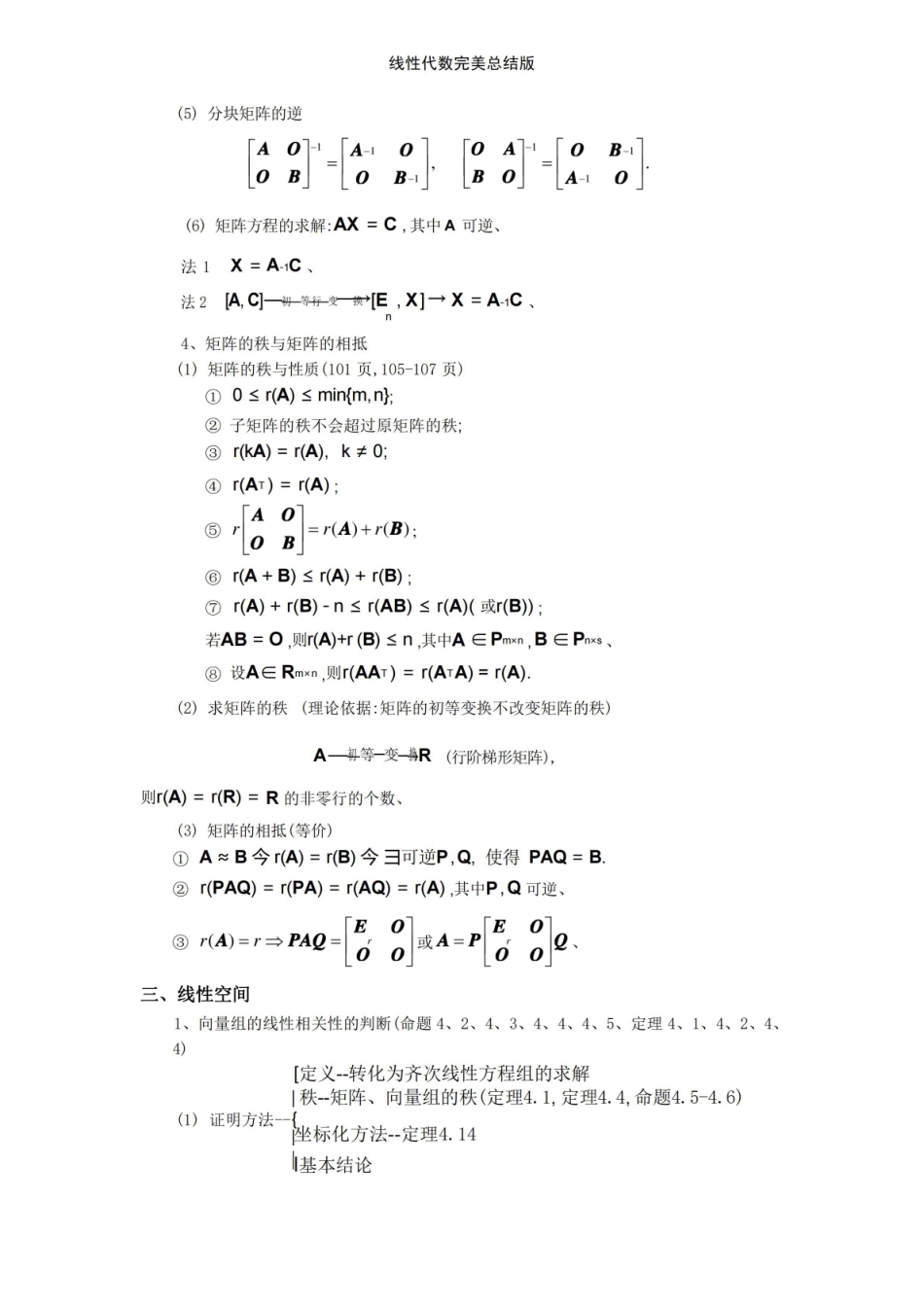 线性代数完美总结版.pdf_第3页