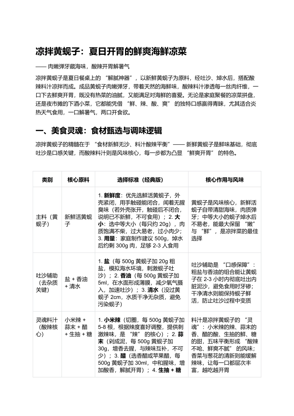 凉拌黄蚬子:夏日开胃的鲜爽海鲜凉菜.docx_第1页