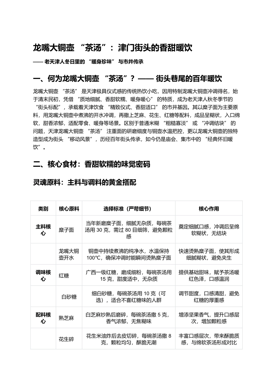 龙嘴大铜壶“茶汤”:津门街头的香甜暖饮.docx_第1页