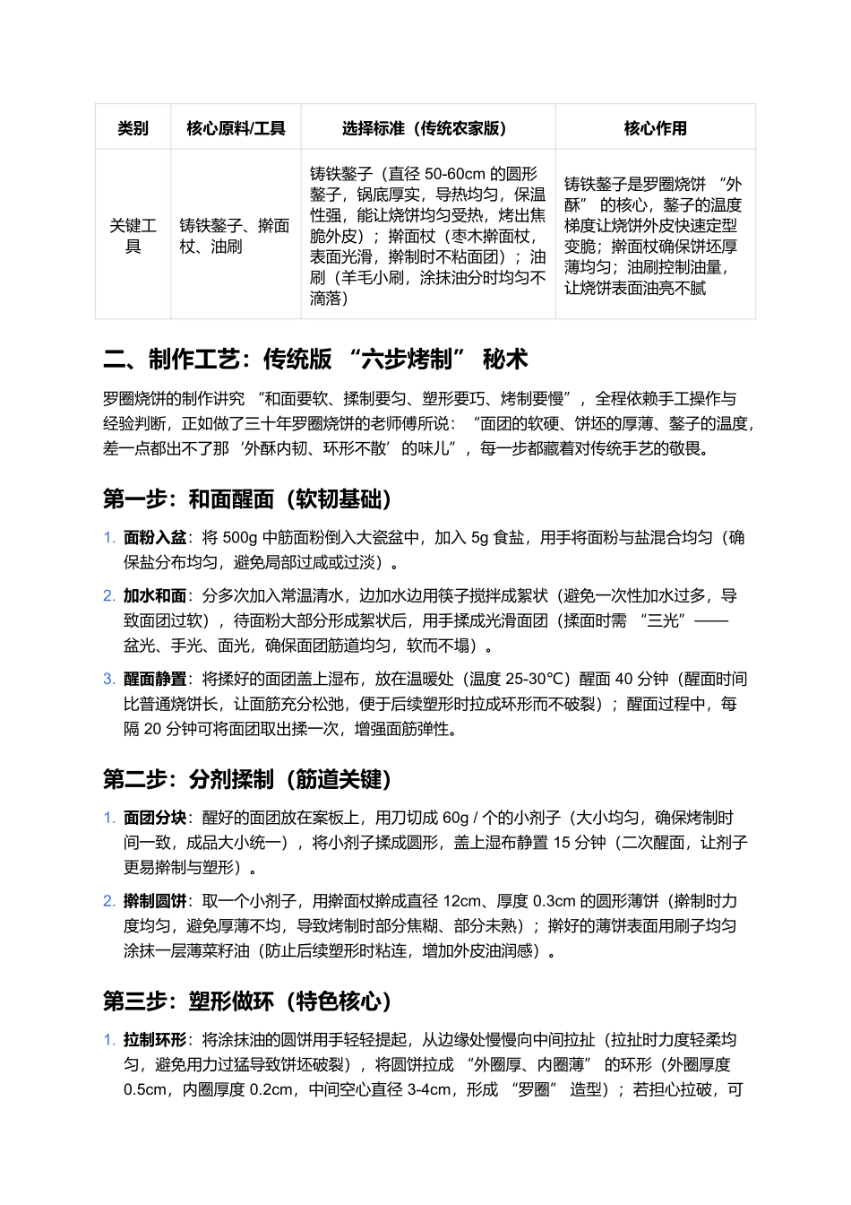 罗圈烧饼:鏊子烤出的环形酥香,一口咬出北方烟火.docx_第2页