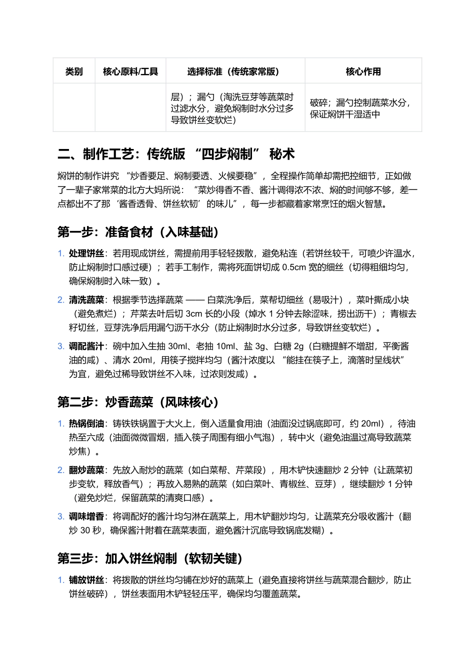 焖饼：铁锅焖出的酱香软韧，一口尝尽家常温情.docx_第2页