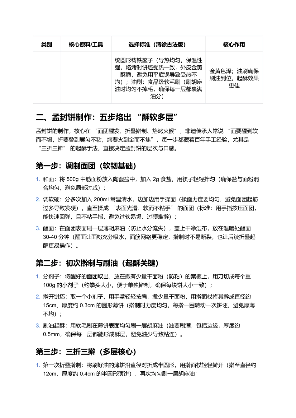 孟封饼：酥软多层的清徐非遗咸香滋味.docx_第2页