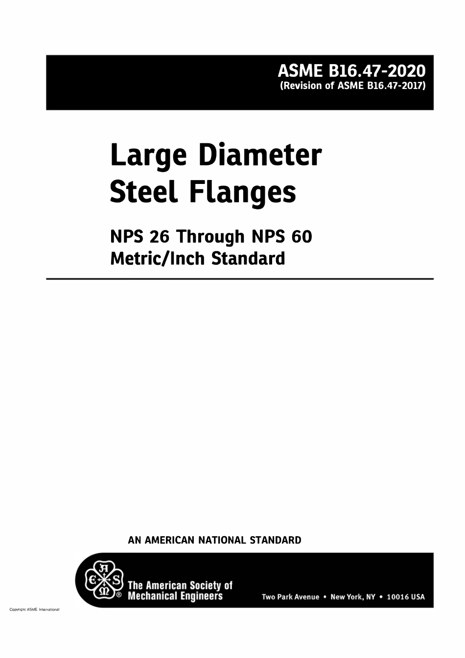 ASME B16.47-2020 大口径钢制法兰（英文版）.pdf_第2页